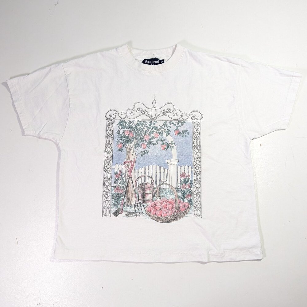 garden scene tshirt weekend edition